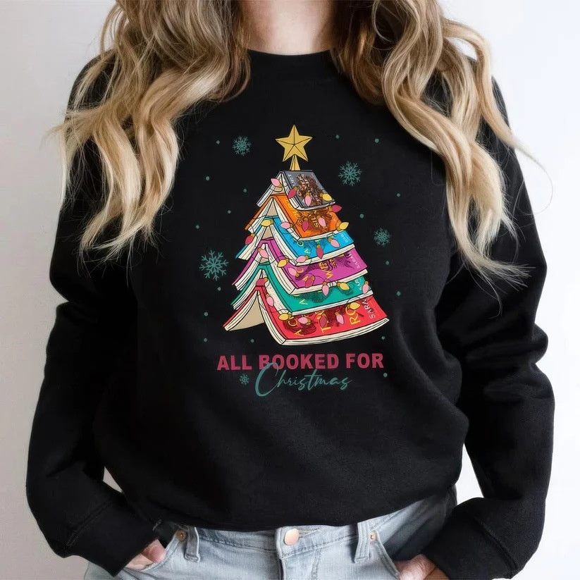 All Booked For Christmas - Sweater (New Colors!)