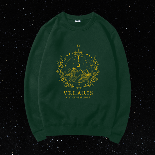 Velaris - Sweater (Dark Green) - A Court of Cozy