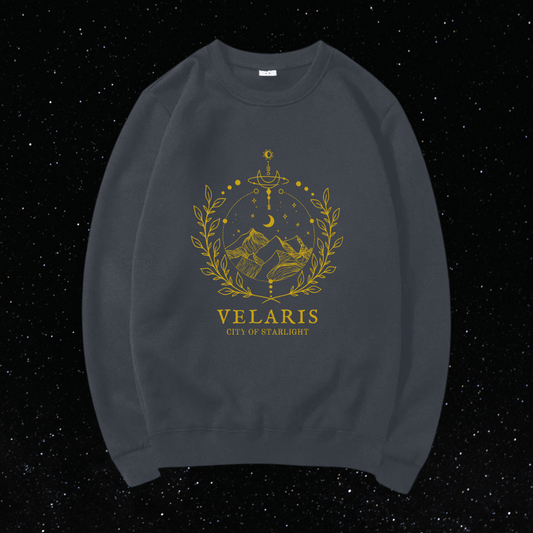 Velaris - Sweater (Grey) - A Court of Cozy