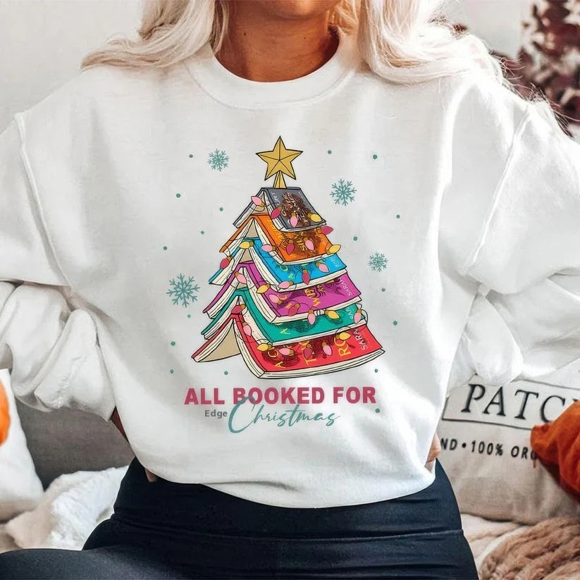 All Booked For Christmas - Sweater (New Colors!)