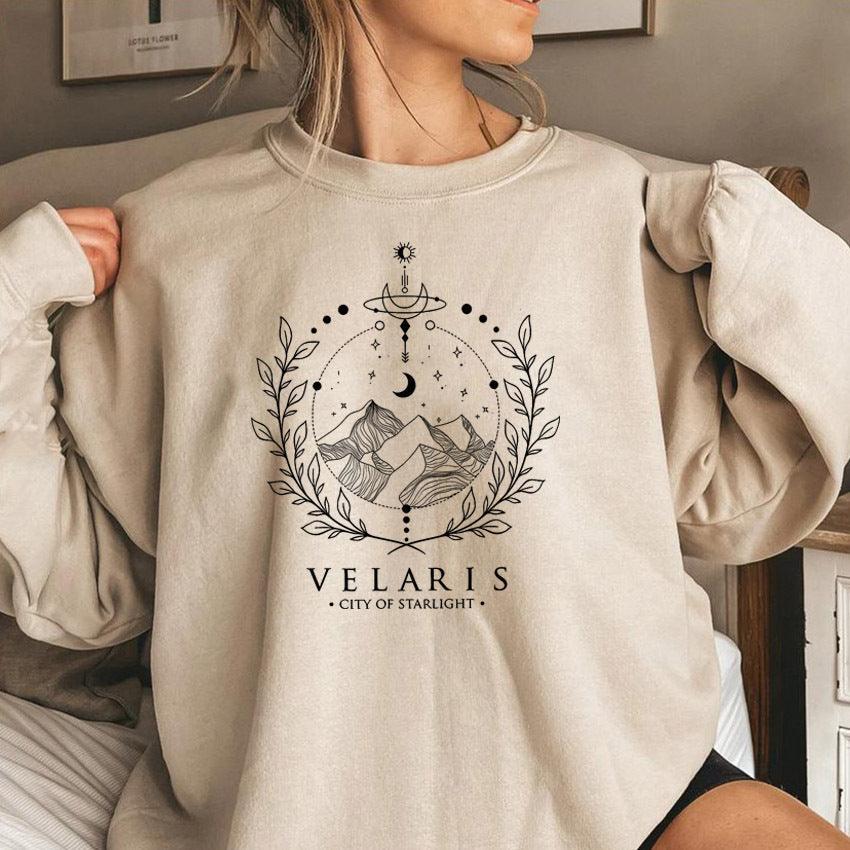 Velaris - Sweater (Apricot) - A Court of Cozy