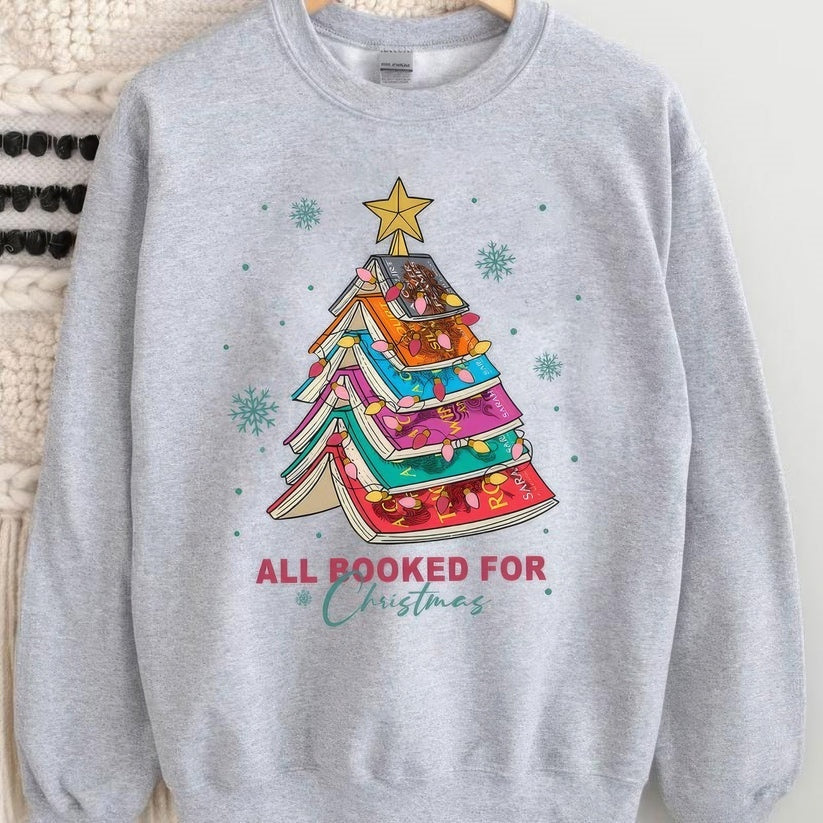 All Booked For Christmas - Sweater (New Colors!)