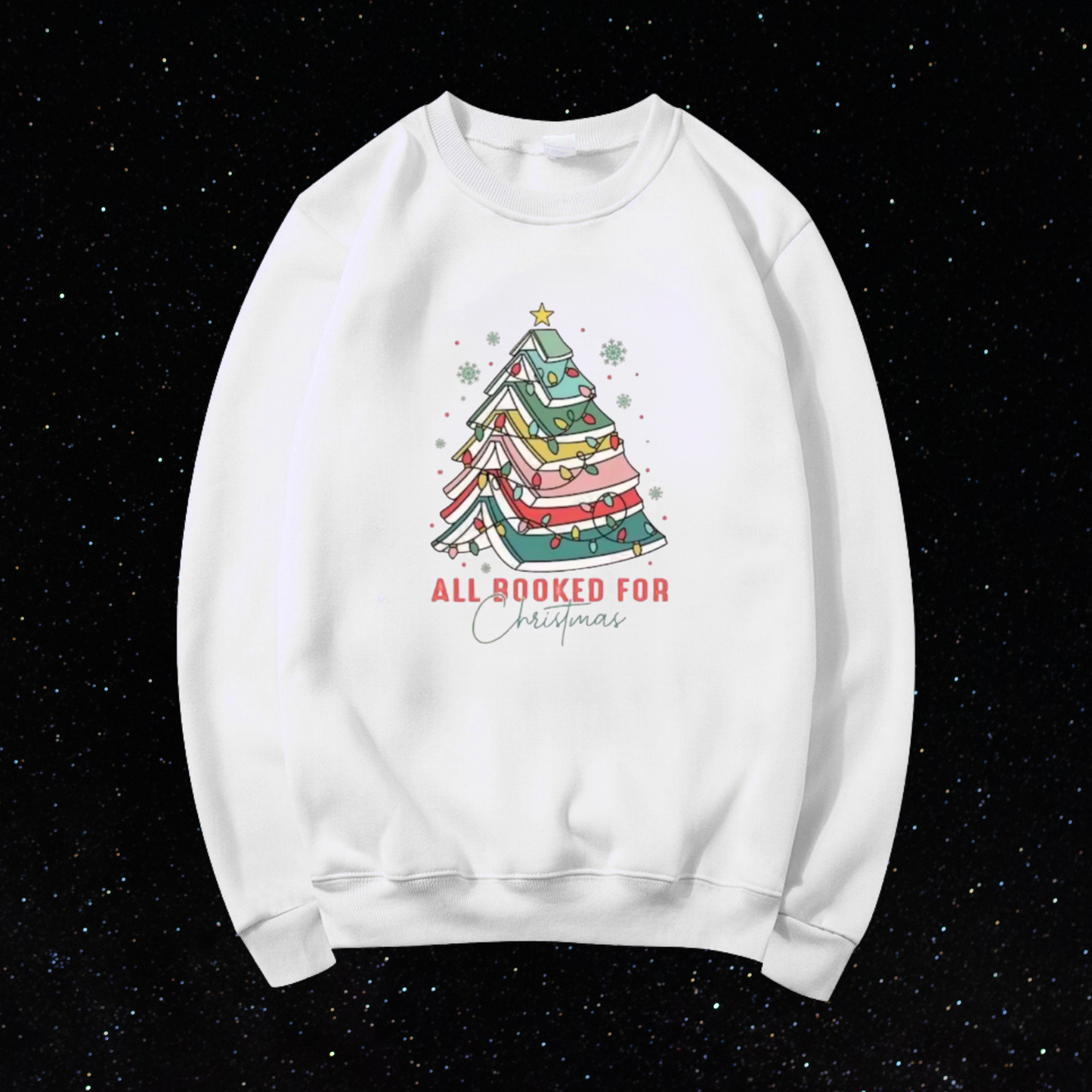 All Booked For Christmas - Sweater (New Colors!)