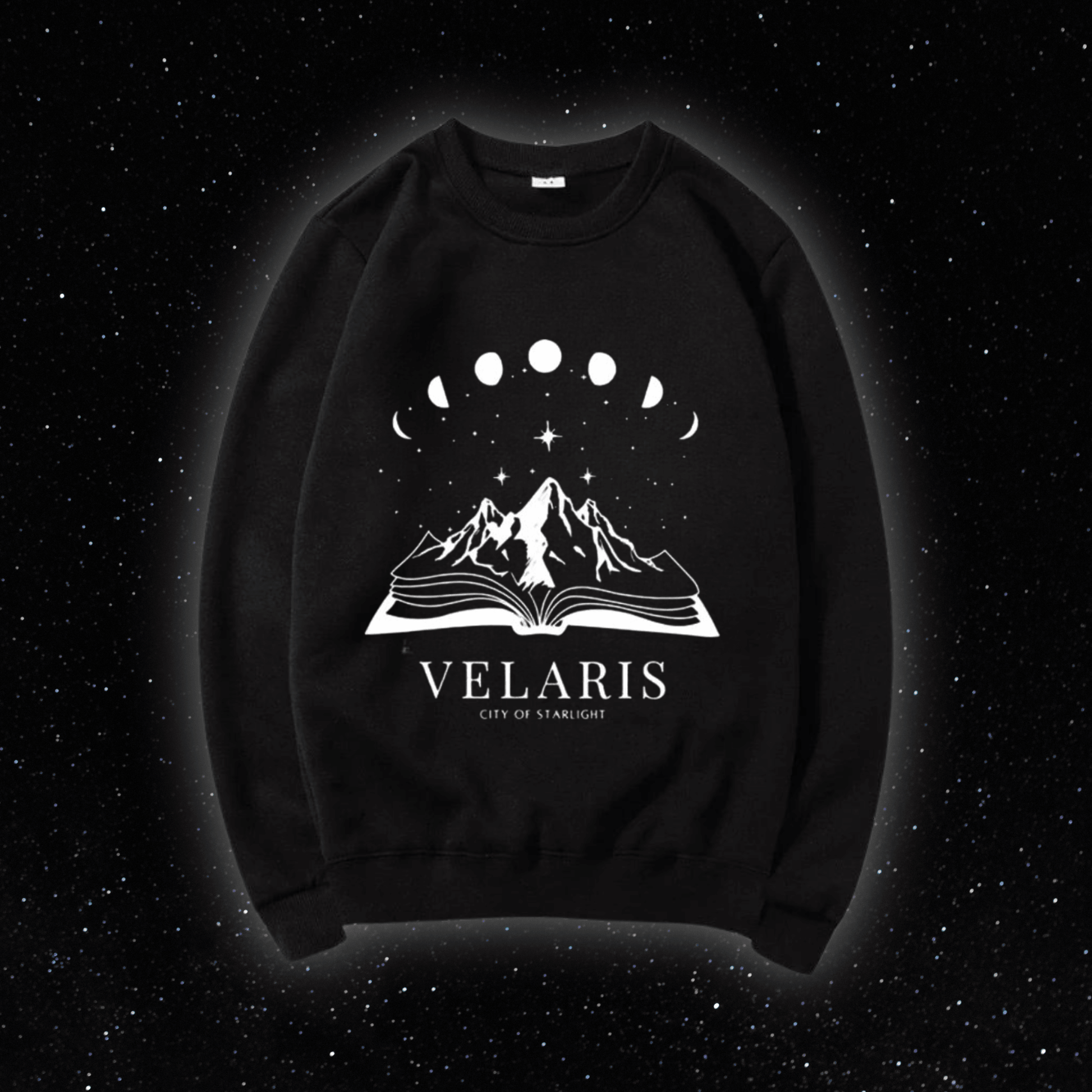 City Of Starlight - Sweater (Black) - A Court of Cozy