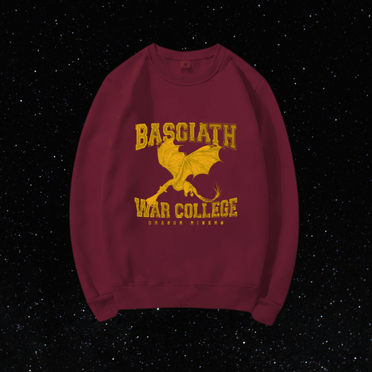 War College - Sweater (Burgundy) - A Court of Cozy