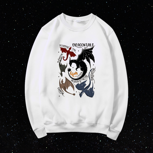 Dragontails - Sweater (White)