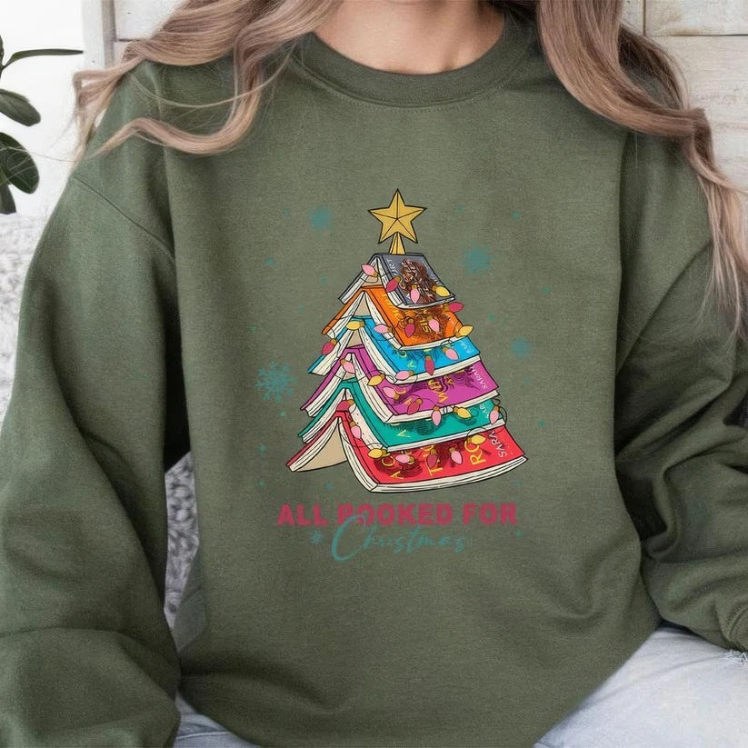 All Booked For Christmas - Sweater (New Colors!)